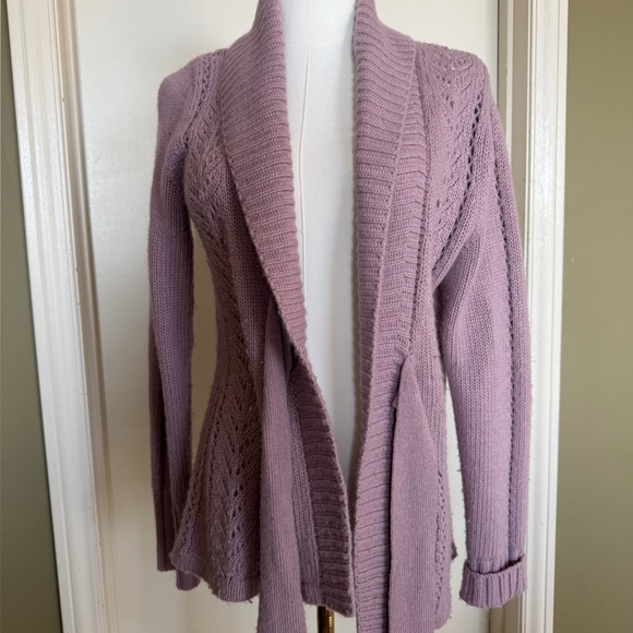 A. Giannetti Sweaters - A. Giannetti Angora Blend Tie Front Cardigan Sweater Pink M/M